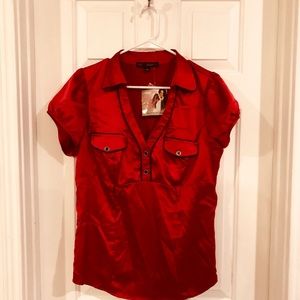 Red stylish top